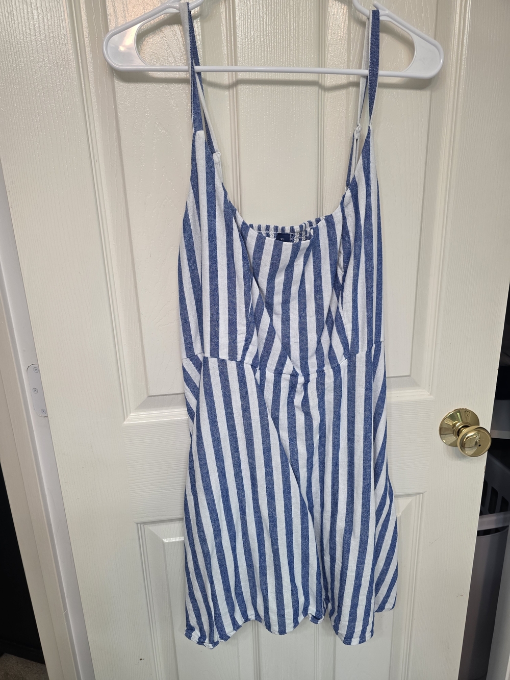 Old Navy Fit & Flare Linen-Blend Mini Dress